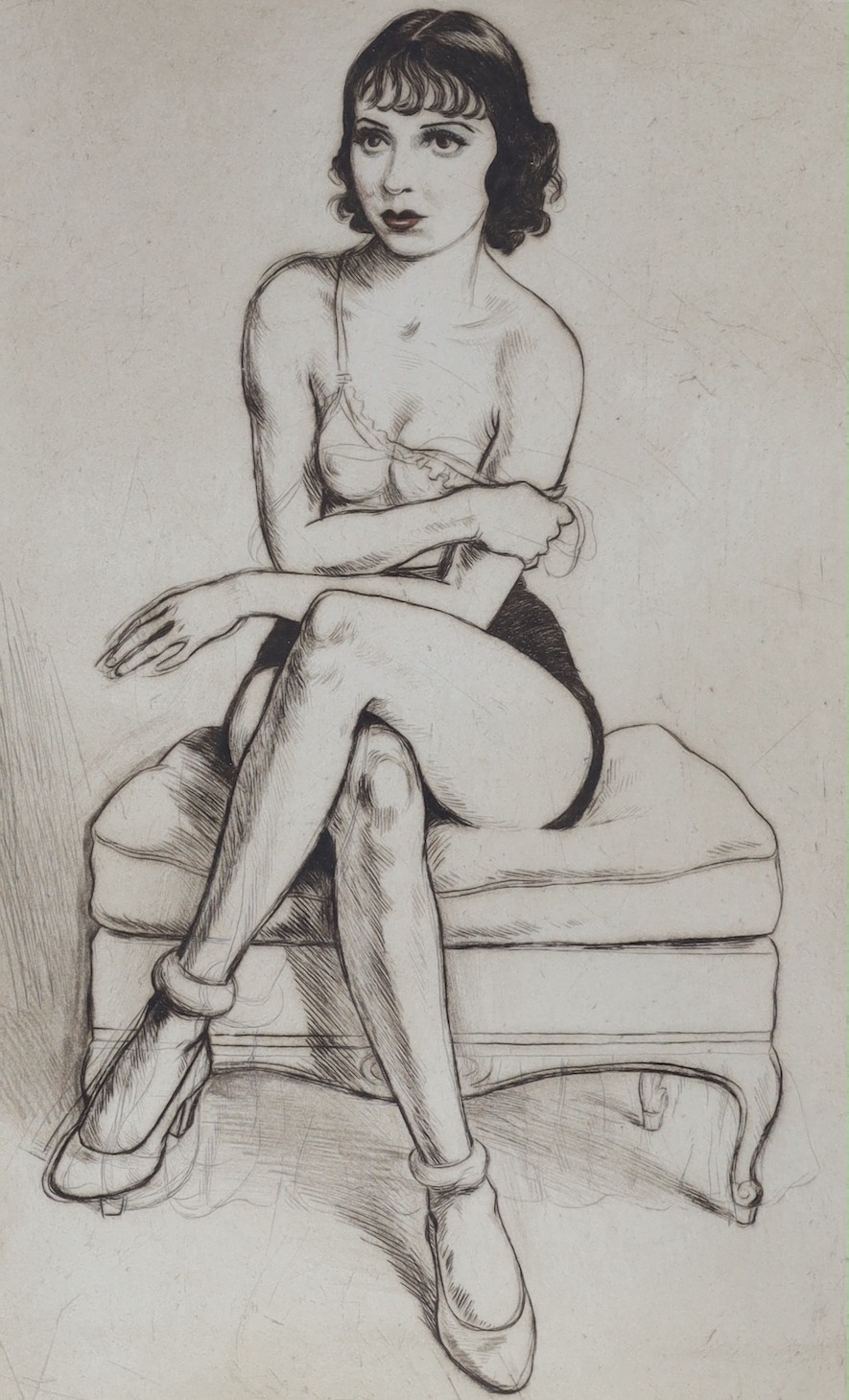 Frank Martin (1921-2005), three etchings, Ann Pennington, Jessie Matthews and Vera-Ellen, all signed in pencil and numbered, largest 34 x 50cm